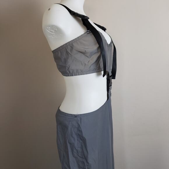 Jaded London Womens‎ Gorpcore Rave Silver Outfit Pants & Top. Size L - Picture 6 of 16